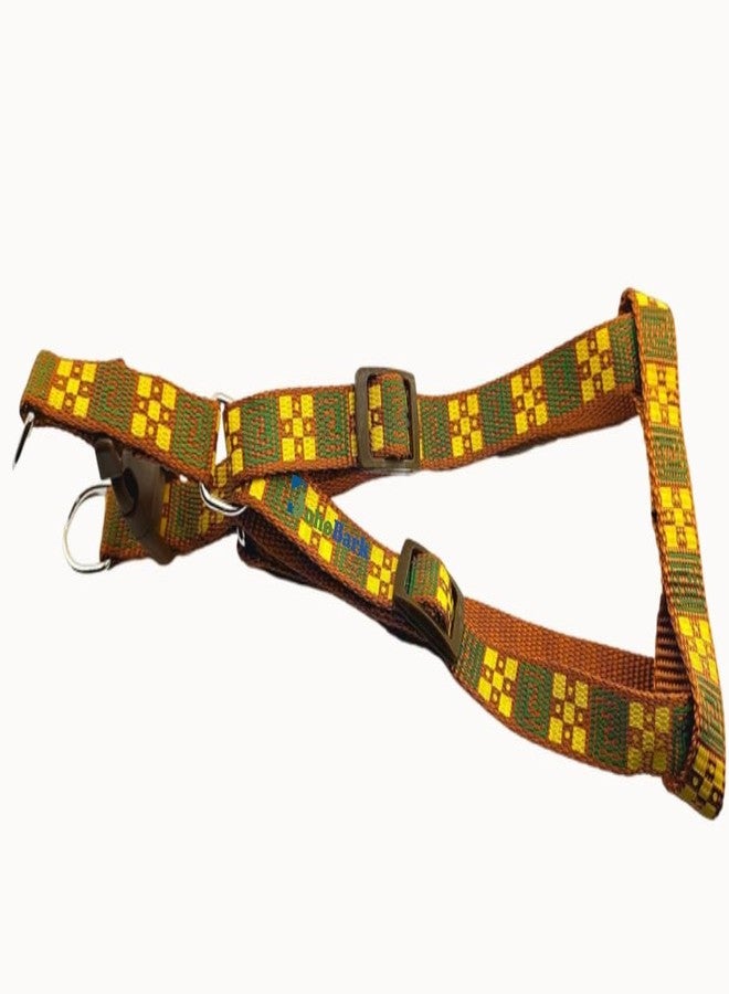 BohoBark طقم حزام ومقود للقطط من بوهوبارك، حزام ومقود خارجي للقطط مع مشبك سريع الفتح قابل للتعديل للقطط الصغيرة والمتوسطة، حزام خفيف الوزن وناعم للمشي والسفر وآمن للحيوانات الأليفة - Image 3